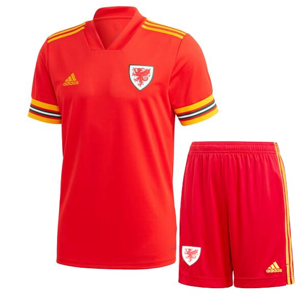 Camiseta Gales Primera equipación Niños 2020 Rojo